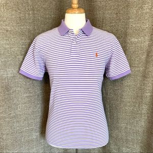 Polo Ralph Lauren purple striped shirt XL